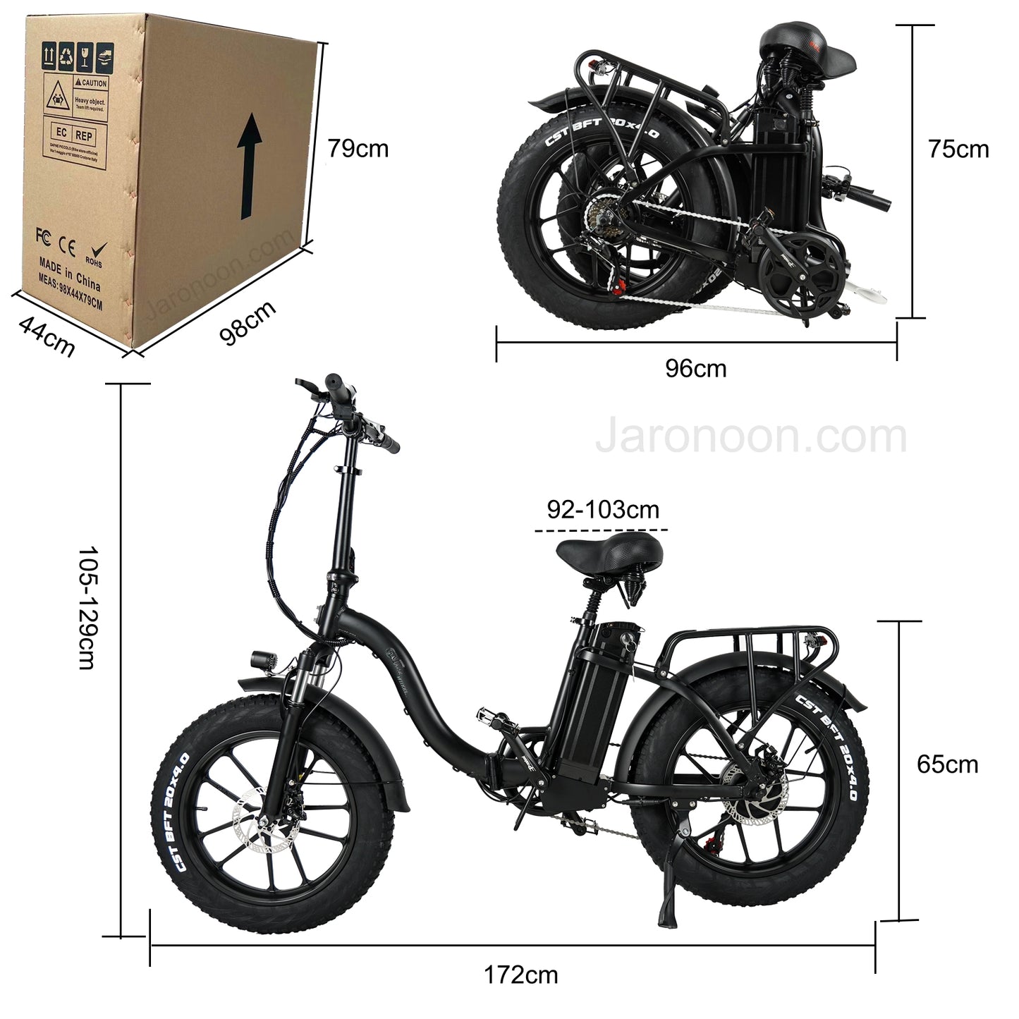 CMACEWHEEL Y20-NEW 750W 20インチの折るEbikeの脂肪質のタイヤのマウンテン バイクの雪48V 17A 電気バイクの二重ディスク ブレーキ