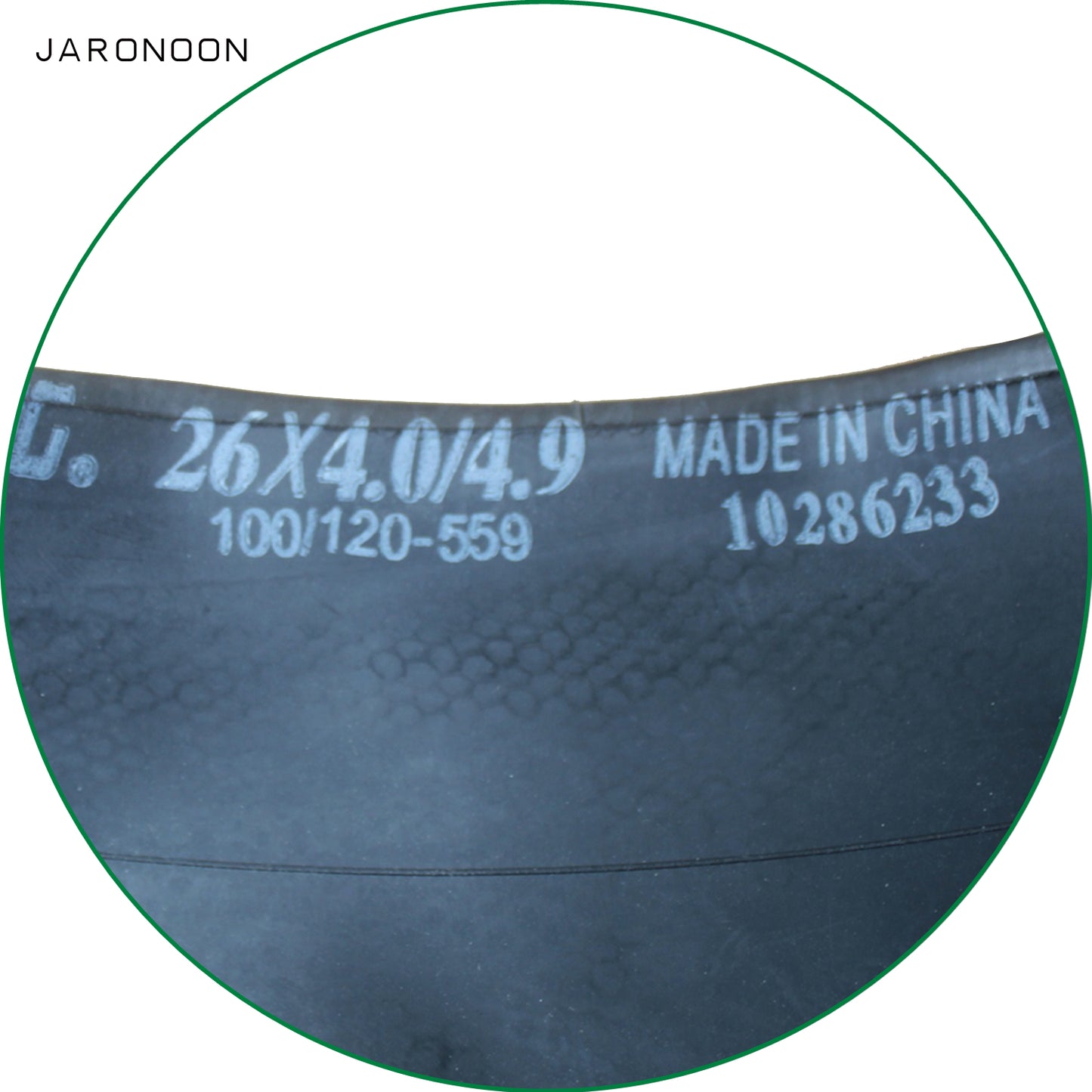 JARONOON アウタータイヤ 26X4.8 ファットタイヤチューブ 26インチ自転車 / 電動自転車用