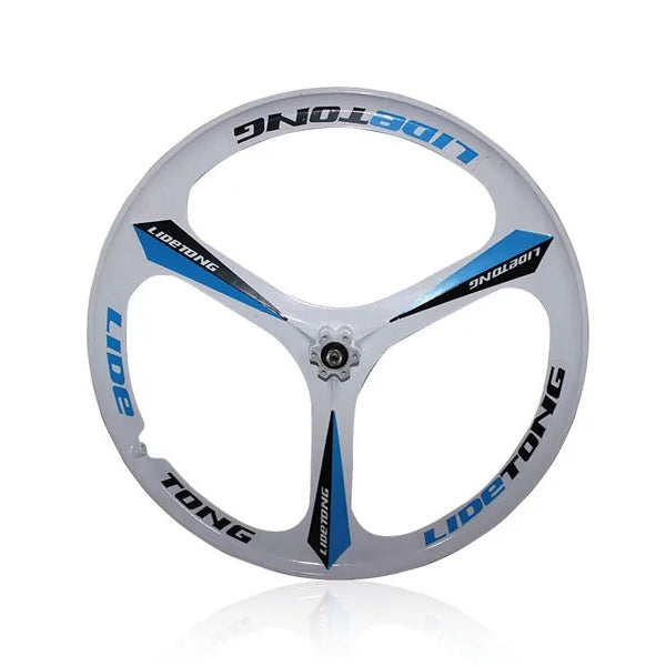 J3SWA 24/26インチ MTBマウンテンバイク用前後ホイール、3スポークマグネシウム合金ホイール、ベアリングタイプ、前ホイールサポートクイックリリース