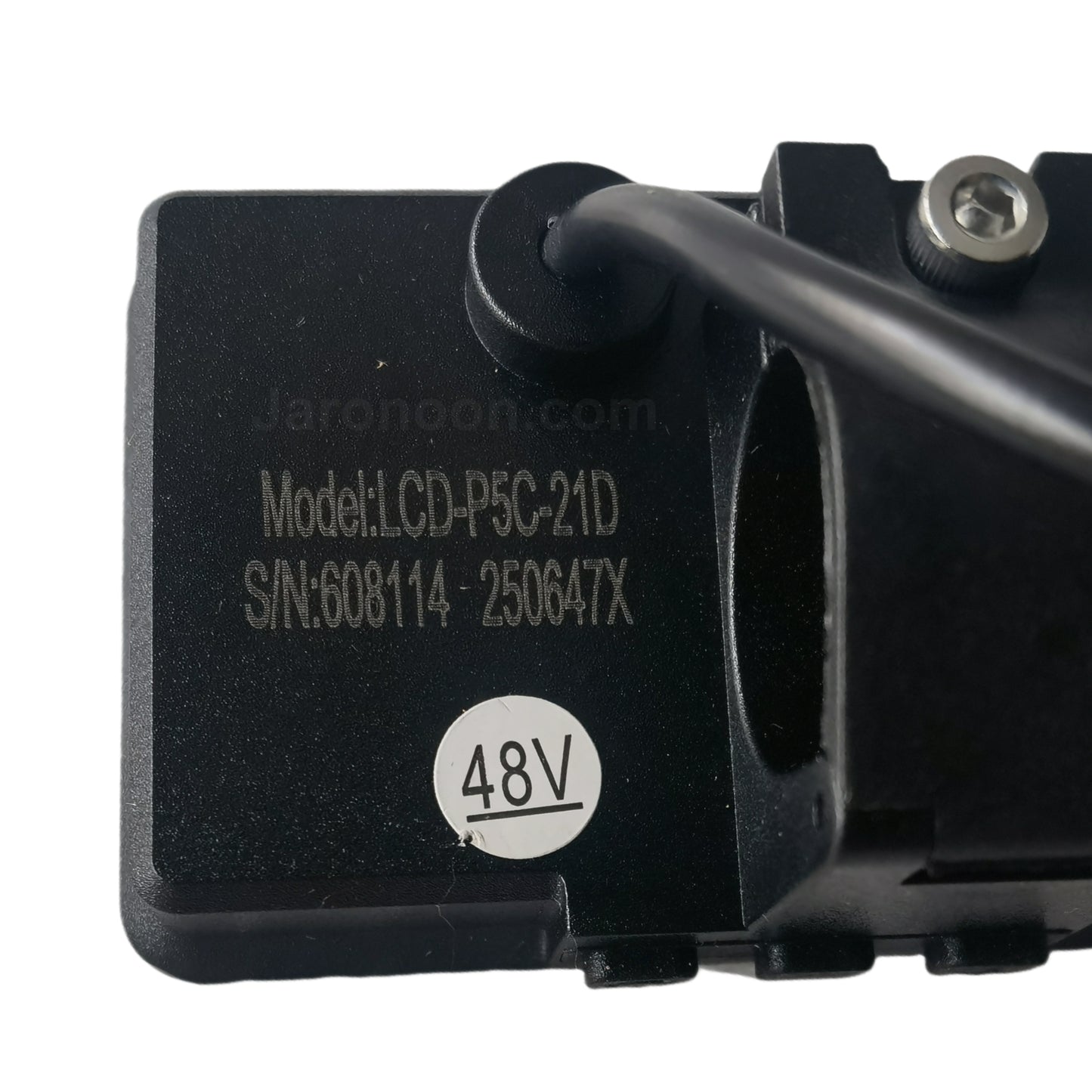 LCD-P5C-21D E-Bike Smart Display Meter | 48V, IP67 Waterproof, SM 5+3 Pin Female (50.8x38mm)