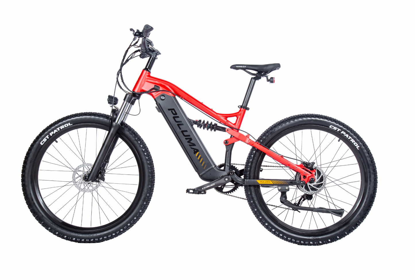 Professional Off-road 27.5 Inches Electric Mountain Bike , UP to 45km/h , 48V 20Ah Large Lithium Battery , Both Hydraulic Disc Brakes , Aluminum Alloy Frame ,  27.5 "×2.8" CST  Tires , with Pedal Assist System