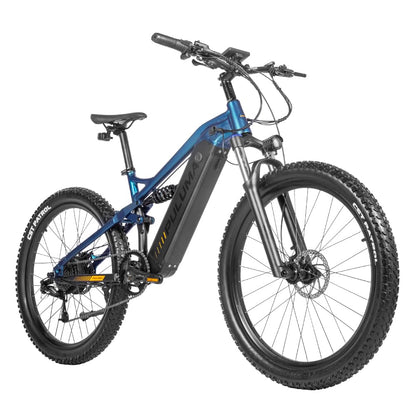 Professional Off-road 27.5 Inches Electric Mountain Bike , UP to 45km/h , 48V 20Ah Large Lithium Battery , Both Hydraulic Disc Brakes , Aluminum Alloy Frame ,  27.5 "×2.8" CST  Tires , with Pedal Assist System