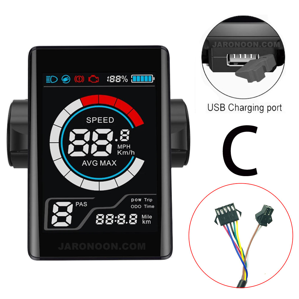 UKS2 インテリジェント LCD ディスプレイ CMACEWHEEL 電動自転車用