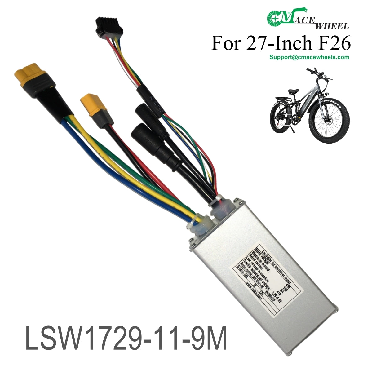 Official CMACEWHEEL F26/TP26 E-Bike Controller LSW1729-11-9M