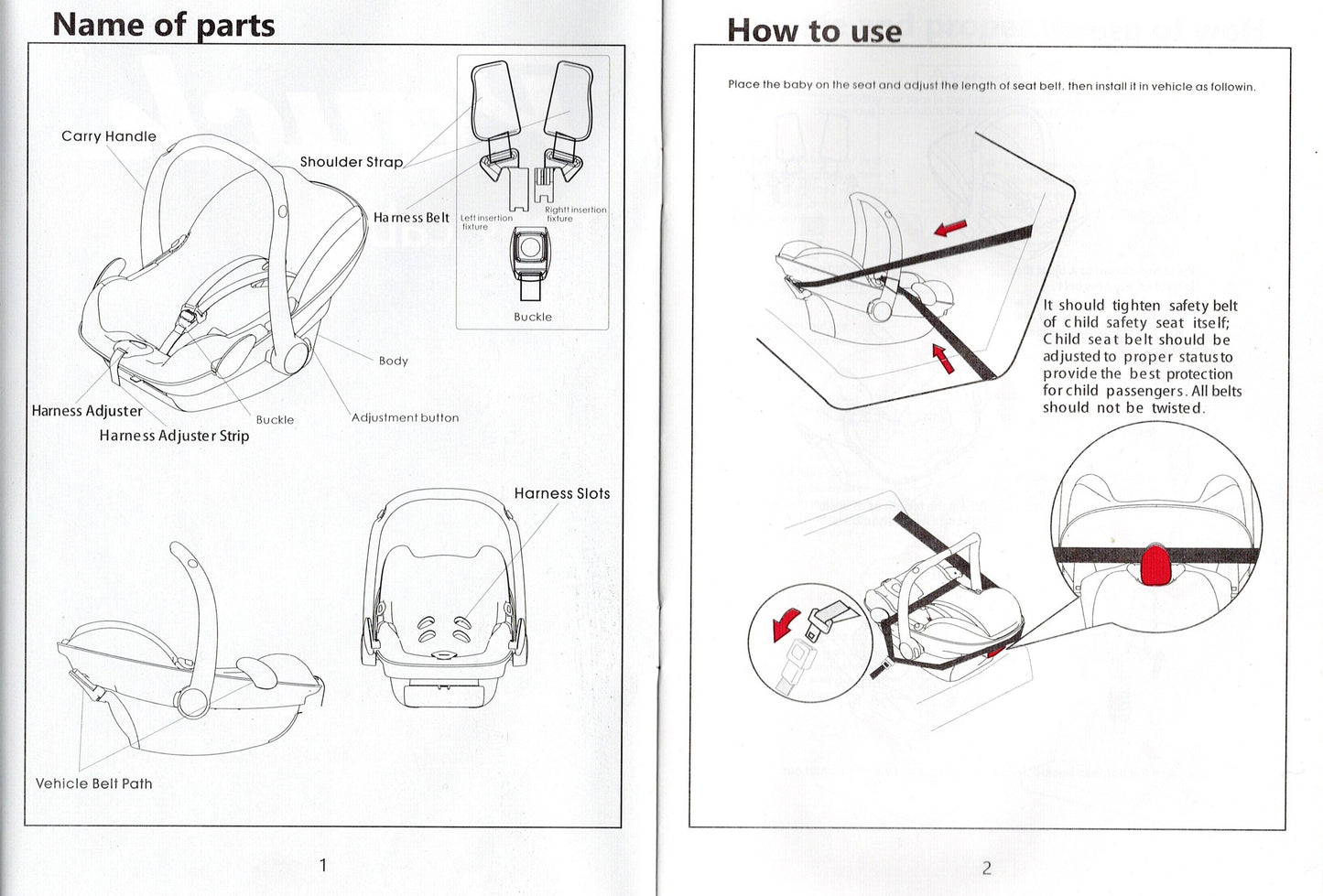 Q17 Baby Bassinet Car Seat for 0-12 Months Newborn Baby