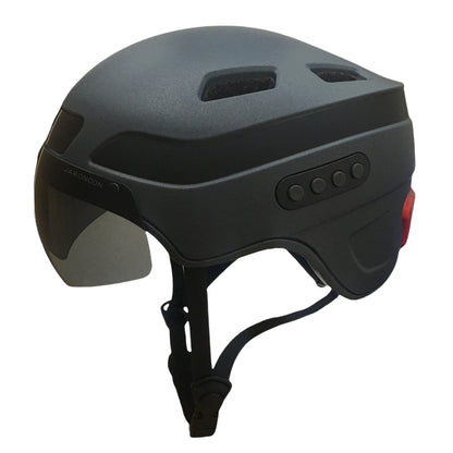 HA03D Upgraded Bluetooth Calling Smart Helmet with 1080P HD Built-in Driving Recorder Camera, Detachable Visor,Turn Signal Taillight