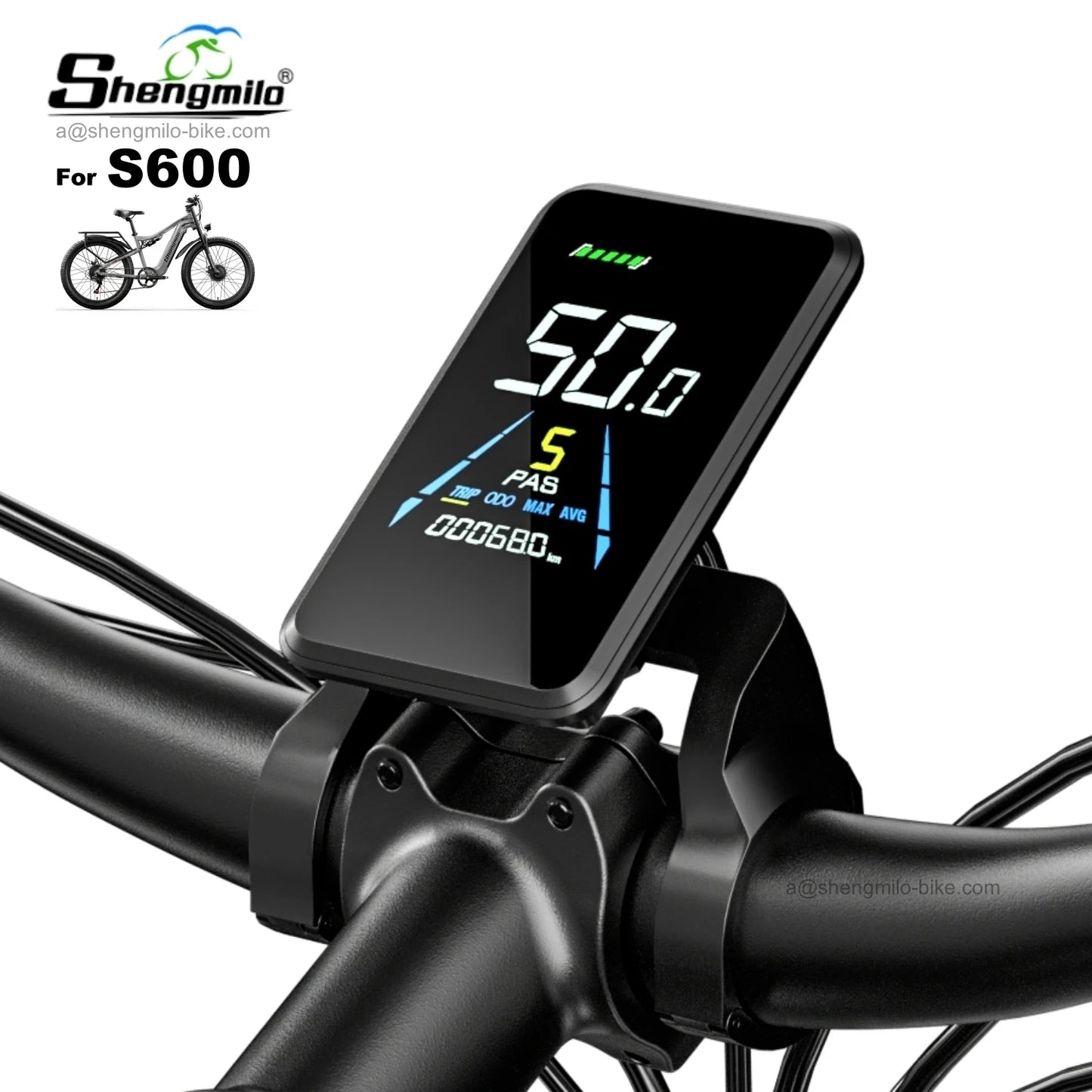 Yolin YL81F インテリジェント LCD ディスプレイ オドメーター 電動自転車用 Shengmilo S600