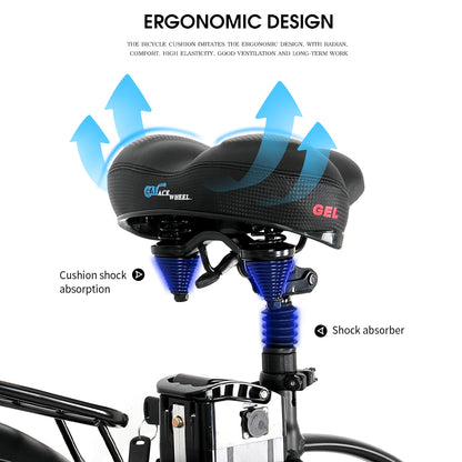 CMACEWHEEL Y20 750W折りたたみ電動バイク、20インチ4.0脂肪タイヤマウンテンバイク、48V 15A/17Aリチウム電池、最大45km / hの速度